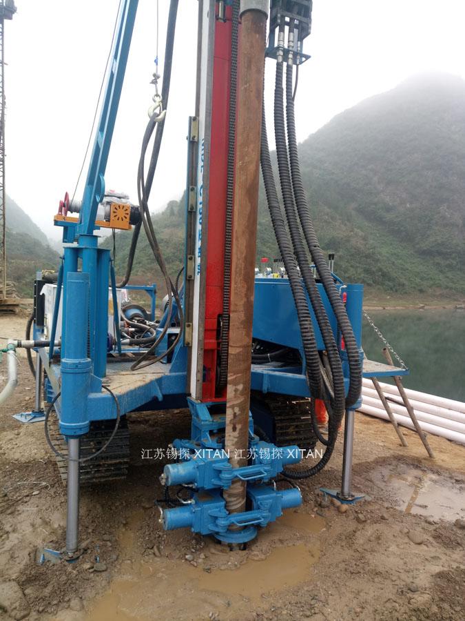 Top Drive Impact Anchor Drilling Rig MDL C150