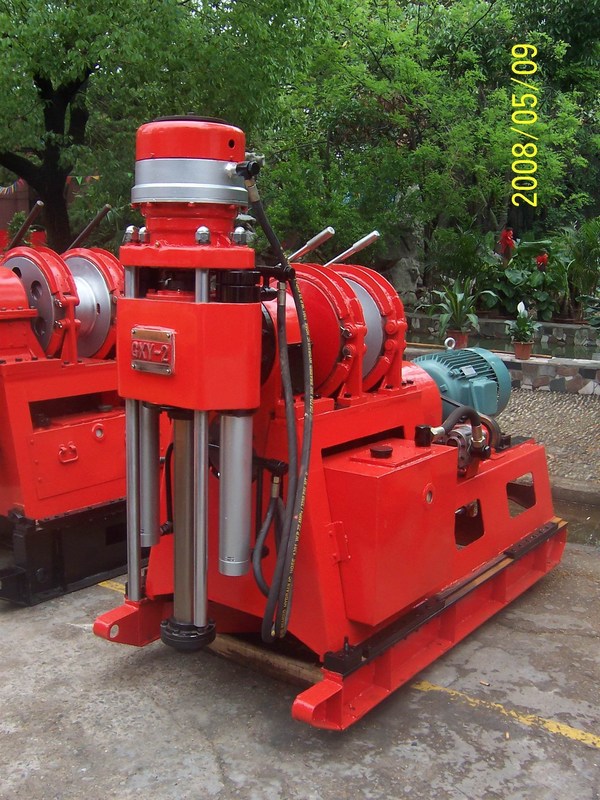 Hydraulic Chuck Core Drilling Rig Mechanical Drive , Core Drilling Equipment