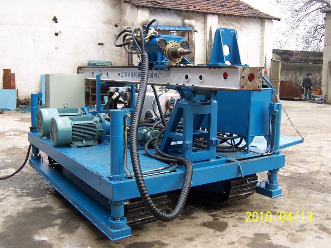 Anchor Drilling Crawler Drilling Rig 3 . 5 m Mast Long Stroke XPL - 20A