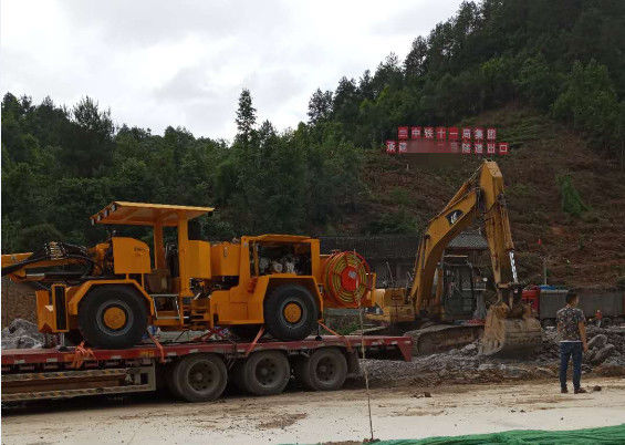 Tunnel Support Fully Hydraulic Tunneling Jumbos Rock Anchor Drilling Machine
