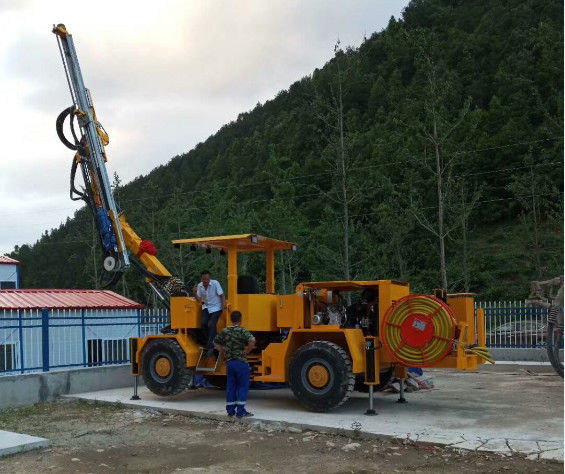 Tunnel Support Fully Hydraulic Tunneling Jumbos Rock Anchor Drilling Machine