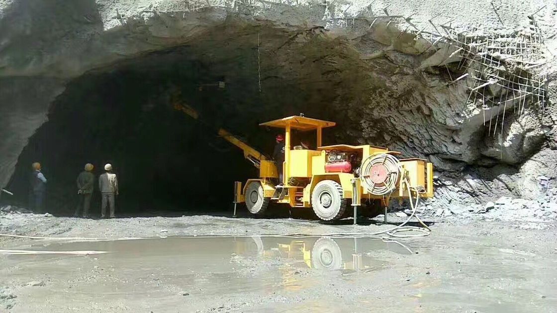 Tunnel Rock Bolt Drilling Machine Fully Hydraulic Used For Tunnel Support