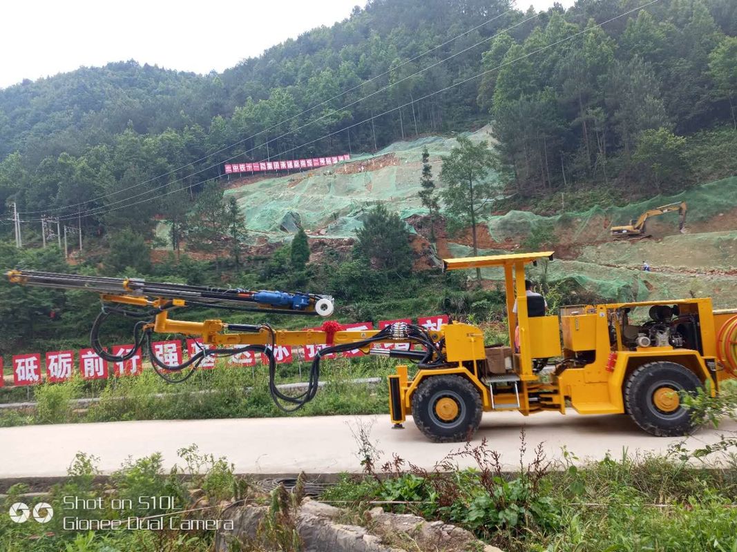 0-12m Fully Hydraulic Tunneling Jumbos Anchor Rod Drilling Machine For Tunnel Support