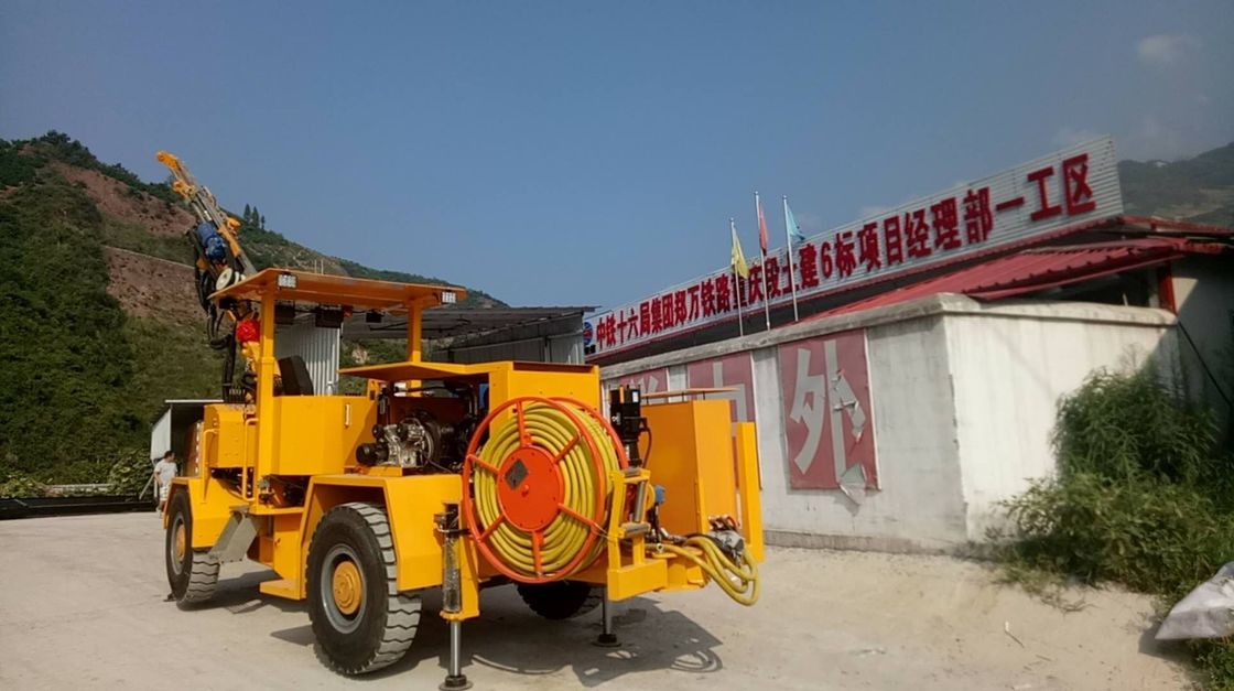 0-12m Fully Hydraulic Tunneling Jumbos Anchor Rod Drilling Machine For Tunnel Support