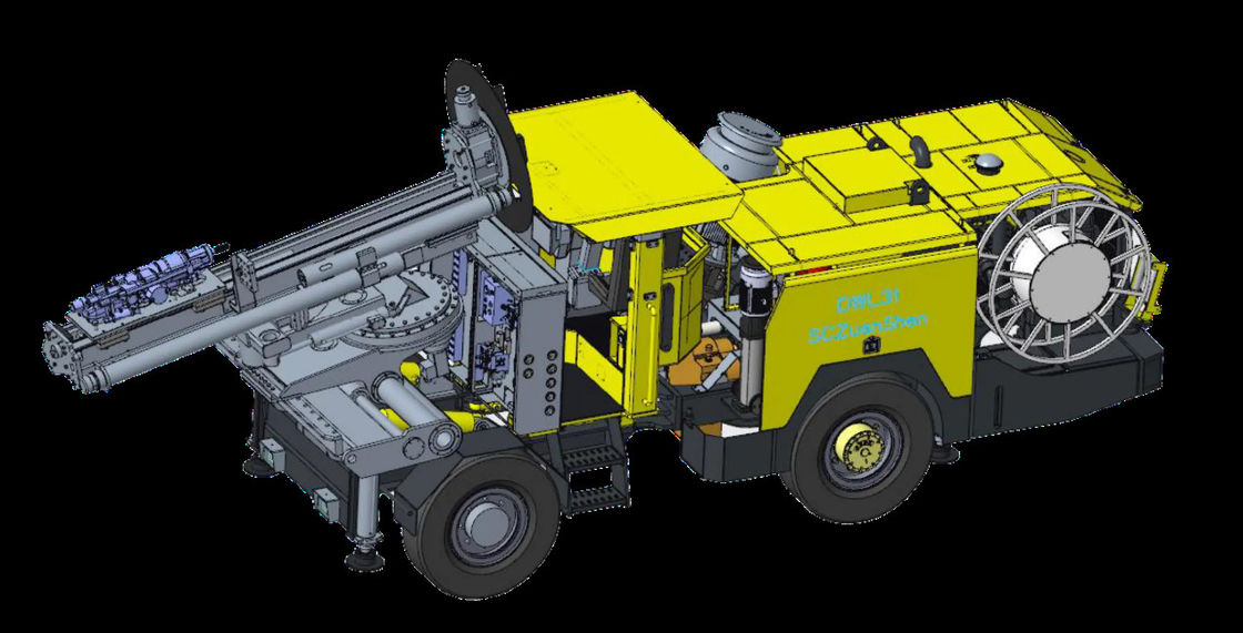 64-89mm Top Hammer Drill Rig Long Hole Drilling Underground Medium Depth Borehole Drilling Machine