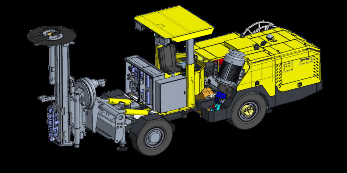 64-89mm Top Hammer Drill Rig Long Hole Drilling Underground Medium Depth Borehole Drilling Machine