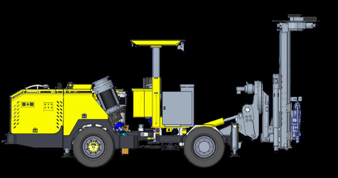64-89mm Top Hammer Drill Rig Long Hole Drilling Underground Medium Depth Borehole Drilling Machine