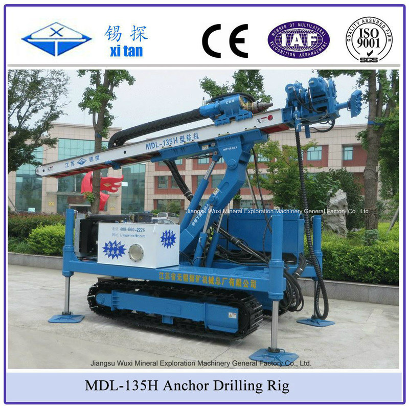 High Hoist Rig Anchor Drilling Rig Crawler Mounted Multifunctional