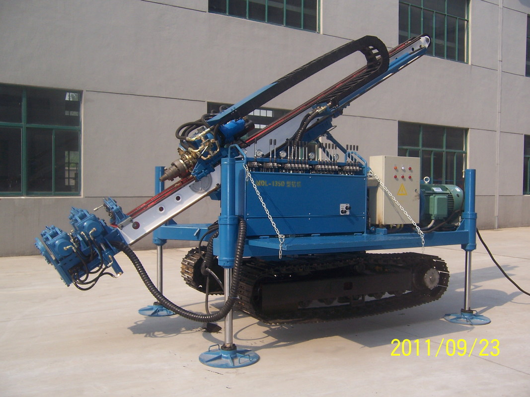 MDL135D Hydraulic Clamp Wrench Device Anchor Drilling Rig Crawler Drilling Rig Drilling machine