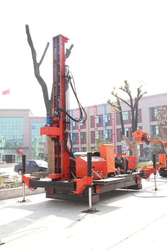 XP30B Full Hydraulic Jet Grouting Drilling Rig Double Winch , DTH